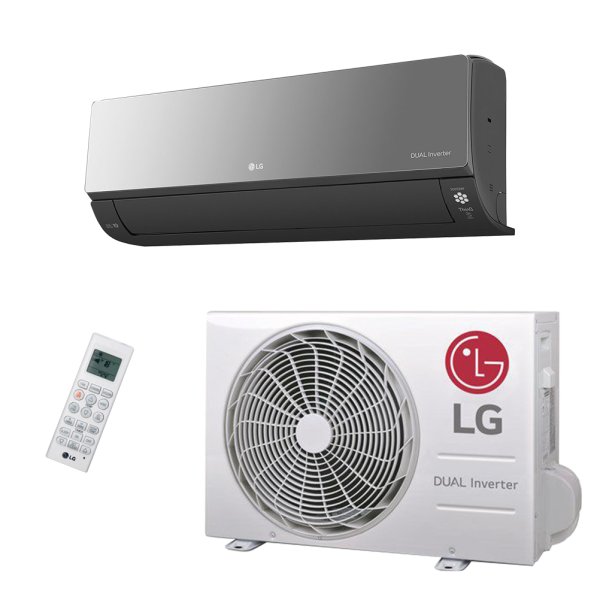 LG ARTCOOL MIRROR AC09BK.NSJ 2,5 KW & Inclusief Standaard Montage
